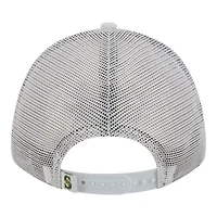 Casquette trucker ajustable New Era 9FORTY blanche à motif drapeau des Mariners de Seattle pour homme