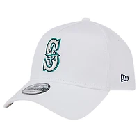 Casquette ajustable 9FORTY TC A-Frame New Era pour hommes, blanche, Seattle Mariners