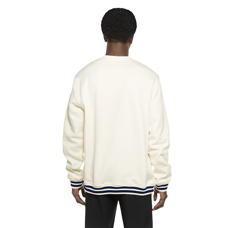 Men's New Era White Seattle Mariners Throwback Sweatshirt