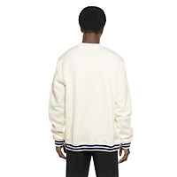 Men's New Era White Seattle Mariners Throwback Sweatshirt