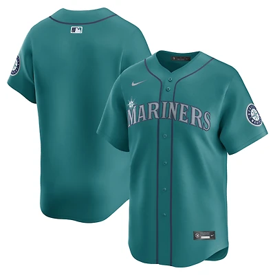 Men's Nike Aqua Seattle Mariners Alternate Limited Jersey