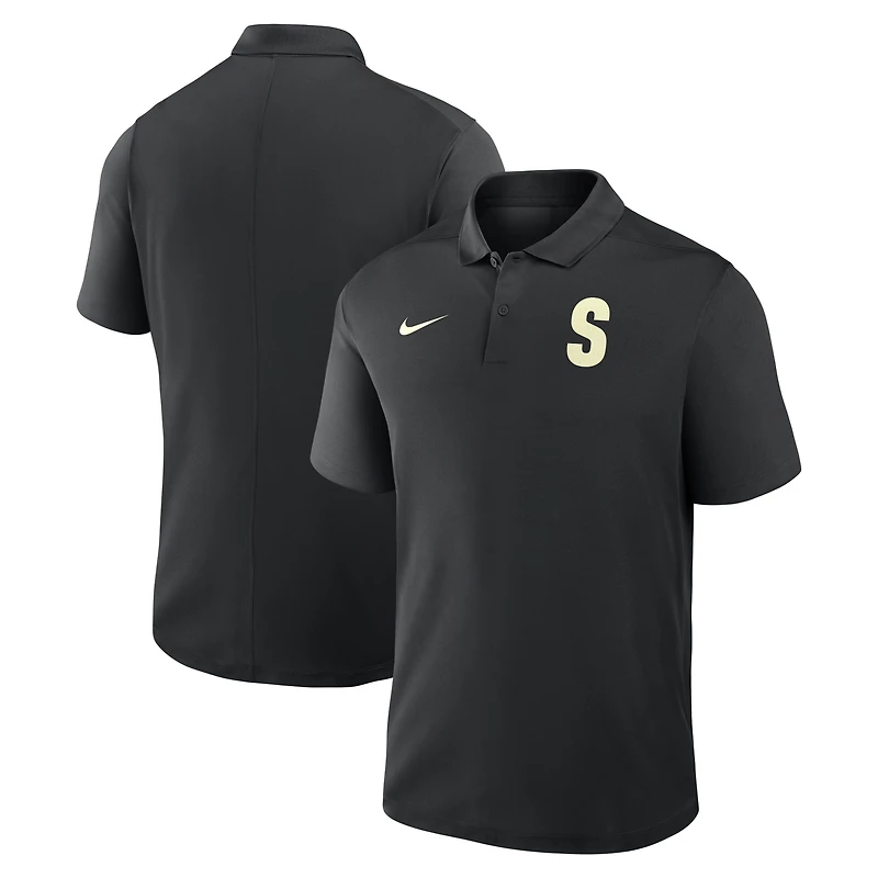 Polo Nike Dri-FIT alternatif Victory noir Seattle Mariners pour homme
