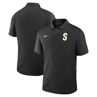 Polo Nike Dri-FIT alternatif Victory noir Seattle Mariners pour homme