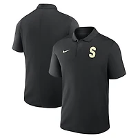 Polo Nike Dri-FIT alternatif Victory noir Seattle Mariners pour homme