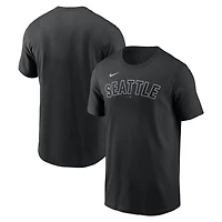 T-shirt Nike crème Seattle Mariners pour homme avec logo alternatif