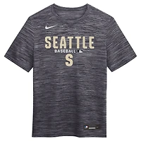 Men's Nike Black Seattle Mariners Authentic Collection Velocity Dri-FIT T-Shirt