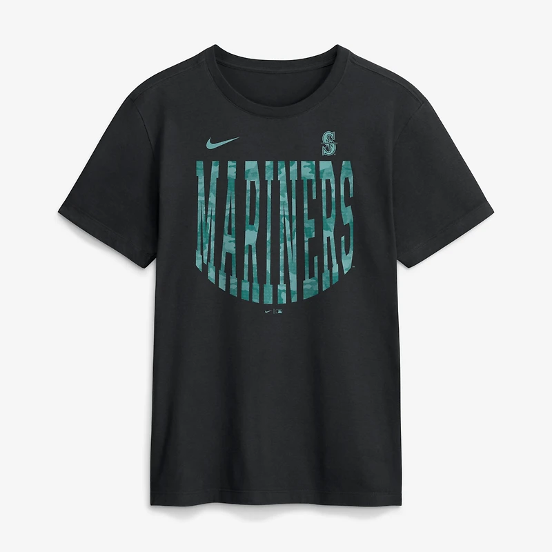 Men's Nike Black Seattle Mariners Camo Velocity Victor T-Shirt