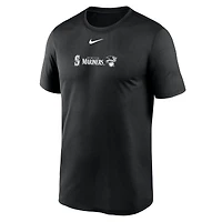 T-shirt Nike Seattle Mariners Fashion Over Shoulder Logo Legend pour homme, noir