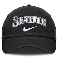 Casquette ajustable Nike noire Seattle Mariners Primetime Club pour homme