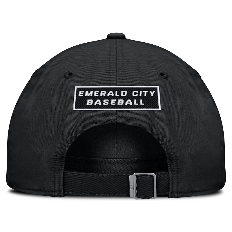 Casquette ajustable Nike noire Seattle Mariners Primetime Club pour homme