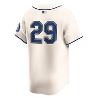 Maillot Nike Cal Raleigh crème pour homme des Seattle Mariners Alternate 2 Limited