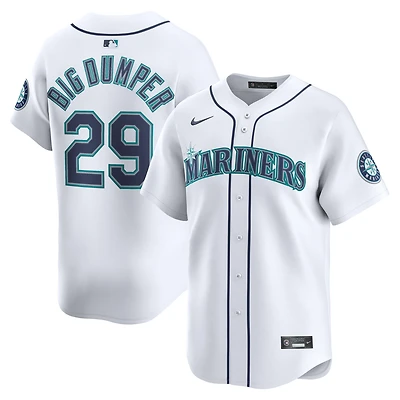 Maillot Nike Cal Raleigh pour homme, édition limitée, blanc, domicile des Seattle Mariners