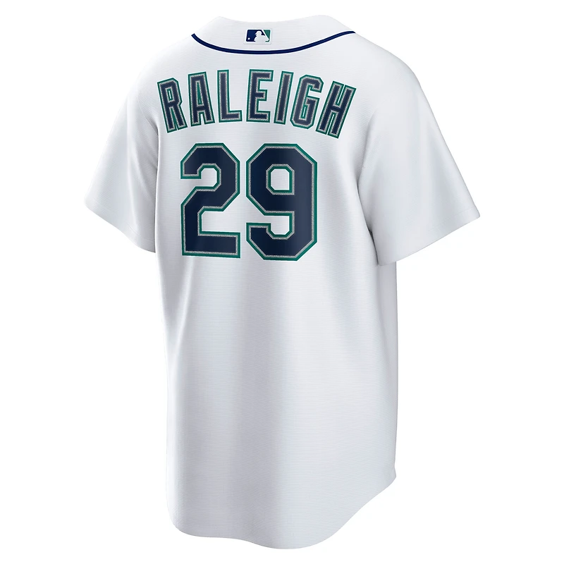 Men's Nike Cal Raleigh White Seattle Mariners Home Replica Player Jersey