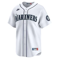 Men's Nike Edgar Martinez White Seattle Mariners Throwback Cooperstown Collection Limited Jersey