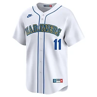 Men's Nike Edgar Martinez White Seattle Mariners Throwback Cooperstown Limited Jersey