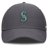 Men's Nike  Gray Seattle Mariners Club Performance Adjustable Hat