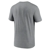 T-shirt Légende locale des Seattle Mariners Nike pour homme, gris chiné