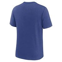 T-shirt Nike Heather Royal Seattle Mariners pour homme, mélange de trois matières, 50e saison