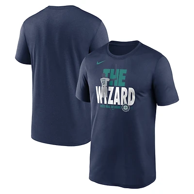 T-shirt Nike Ichiro Suzuki bleu marine pour homme des Seattle Mariners 2025 National Baseball Hall of Fame Legend