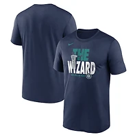 T-shirt Nike Ichiro Suzuki bleu marine pour homme des Seattle Mariners 2025 National Baseball Hall of Fame Legend