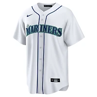 Maillot réplique domicile Nike Josh Naylor blanc des Mariners de Seattle pour homme
