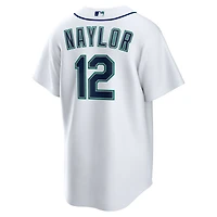 Maillot réplique domicile Nike Josh Naylor blanc des Mariners de Seattle pour homme