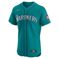 Men's Nike Julio Rodríguez Teal Seattle Mariners Alternate Elite Jersey