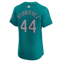 Men's Nike Julio Rodríguez Teal Seattle Mariners Alternate Elite Player Jersey