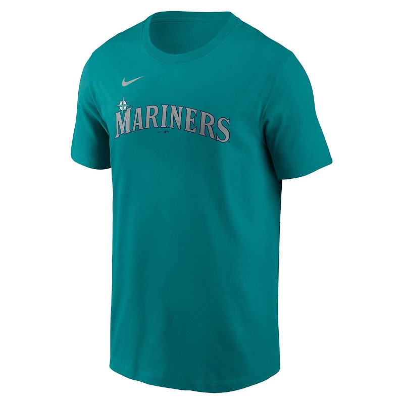 Men's Nike Julio Rodríguez Teal Seattle Mariners Fuse Name & Number T-Shirt