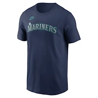 Men's Nike Ken Griffey Jr. Teal Seattle Mariners Cooperstown Collection Name & Number T-Shirt