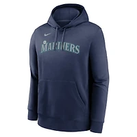 Men's Nike Ken Griffey Jr. Navy Seattle Mariners Player Name & Number Club Pullover Hoodie