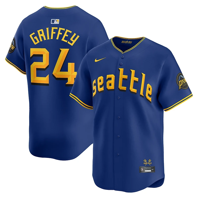 Men's Nike Ken Griffey Jr. Royal Seattle Mariners City Connect Retired Limited Player Jersey