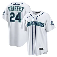 Maillot réplique domicile blanc Nike Ken Griffey Jr. des Mariners de Seattle pour homme