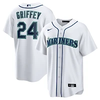 Maillot réplique Nike Ken Griffey Jr. blanc des Mariners de Seattle, joueur retraité, pour homme