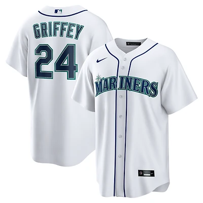Men's Nike Ken Griffey Jr. White Seattle Mariners  Retired Player Replica Jersey