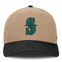Men's Nike  Khaki/Black Seattle Mariners Rise A-Frame Adjustable Hat