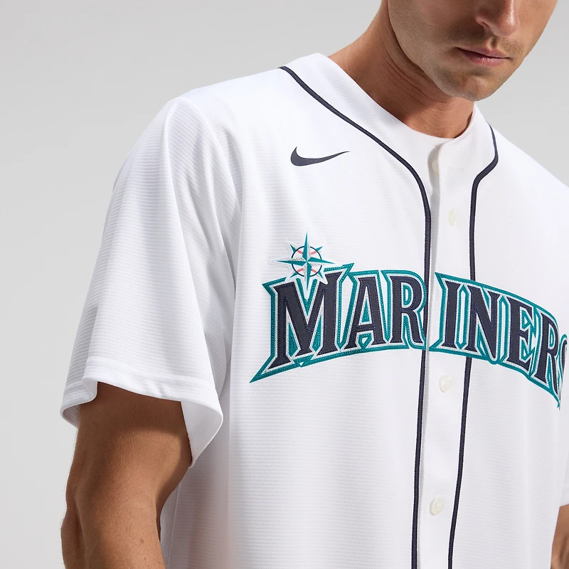 Maillot réplique domicile Nike Luis Castillo blanc des Mariners de Seattle pour homme