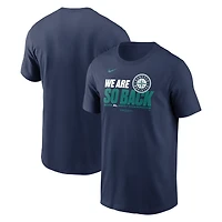 Men's Nike Navy Seattle Mariners 2025 AL West Division Champions T-Shirt