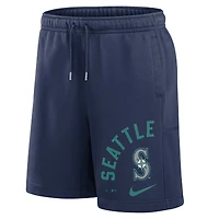 Short Nike bleu marine Seattle Mariners Arched Kicker en polaire pour homme