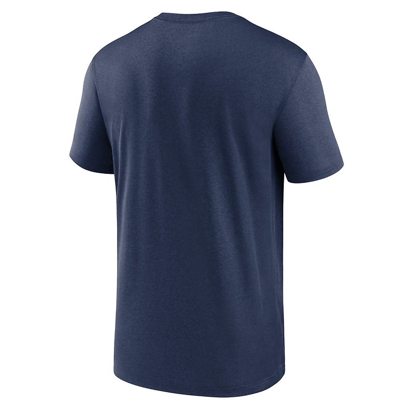 T-shirt Nike bleu marine Seattle Mariners Authentic Collection Early Work Tri-Blend Performance pour homme