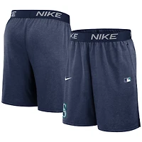Men's Nike Navy Seattle Mariners Authentic Collection Performance Knit Shorts