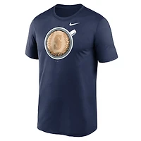 T-shirt de performance pour homme Nike Seattle Mariners Coffee Hometown Legend bleu marine