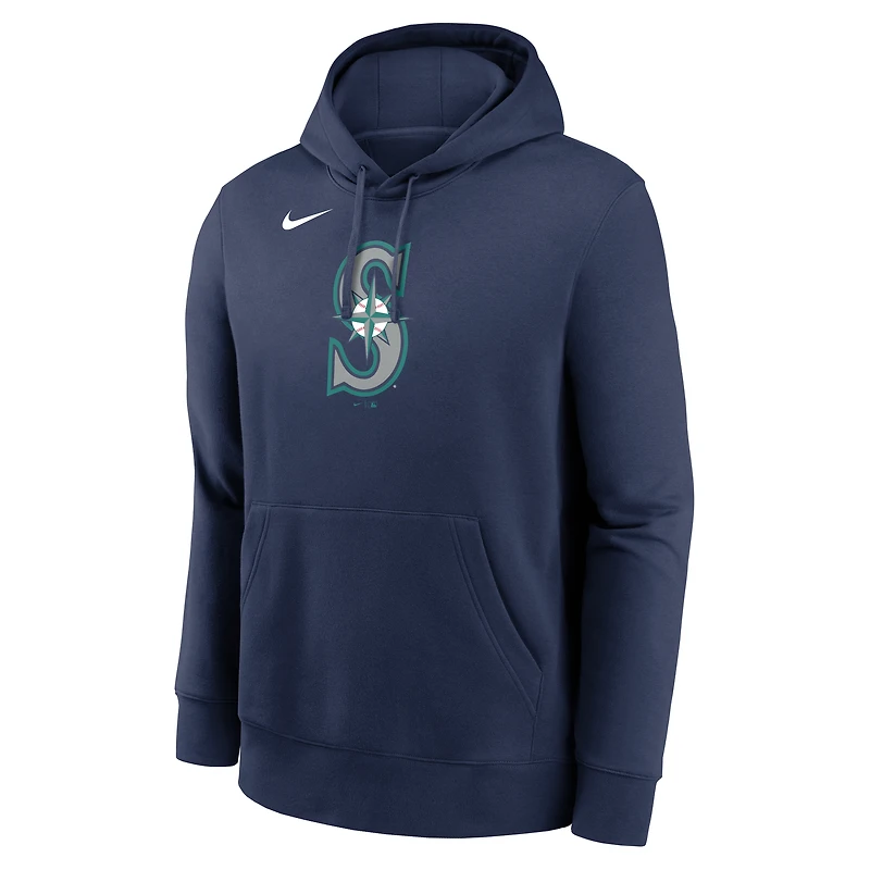 Sweat à capuche Nike bleu marine Seattle Mariners Logo Club Fleece pour homme