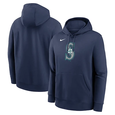 Sweat à capuche Nike bleu marine Seattle Mariners Logo Club Fleece pour homme