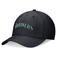 Casquette Nike Performance Flex bleu marine pour homme des Seattle Mariners