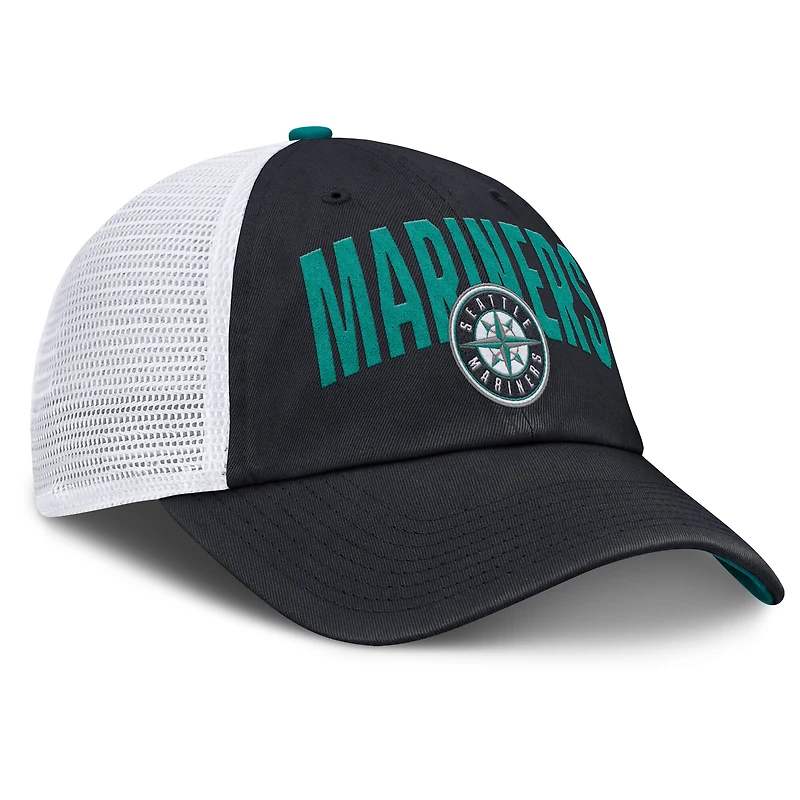 Casquette trucker ajustable Nike Navy Seattle Mariners Primetime Club pour homme