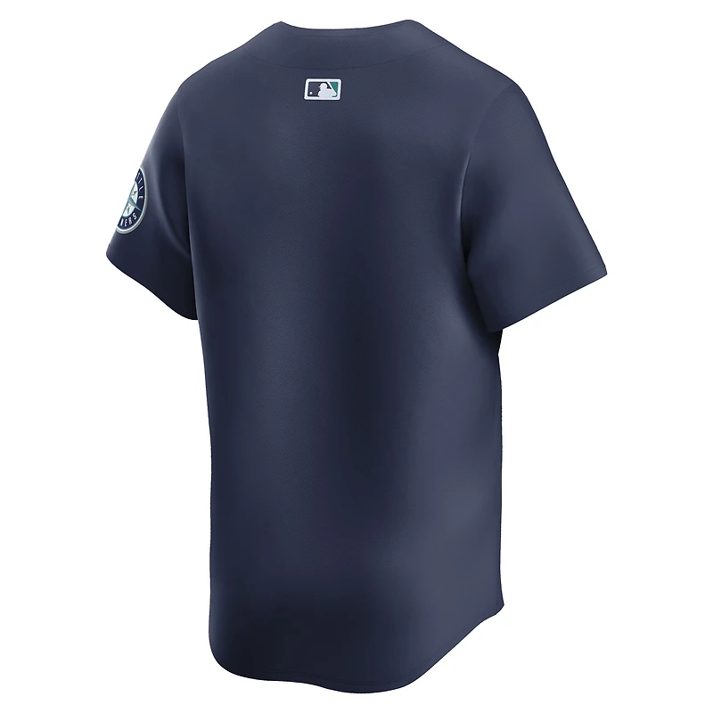 Maillot Nike bleu marine Seattle Mariners Road Limited pour homme