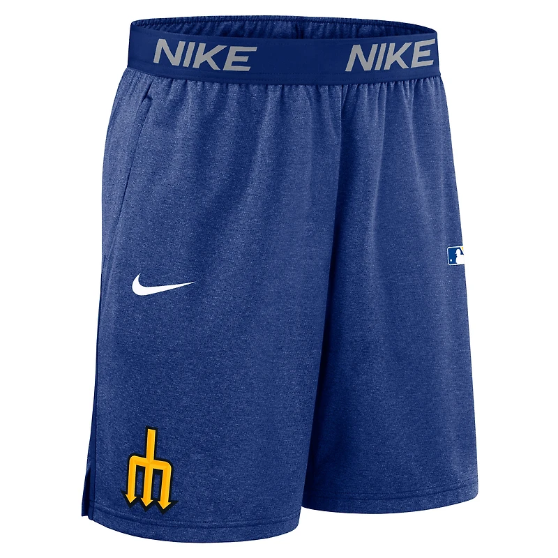 Men's Nike Royal Seattle Mariners Authentic Collection City Connect Performance Knit Shorts