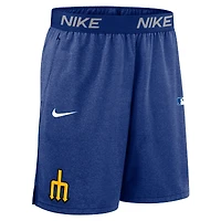 Men's Nike  Royal Seattle Mariners Authentic Collection City Connect Performance Knit Shorts