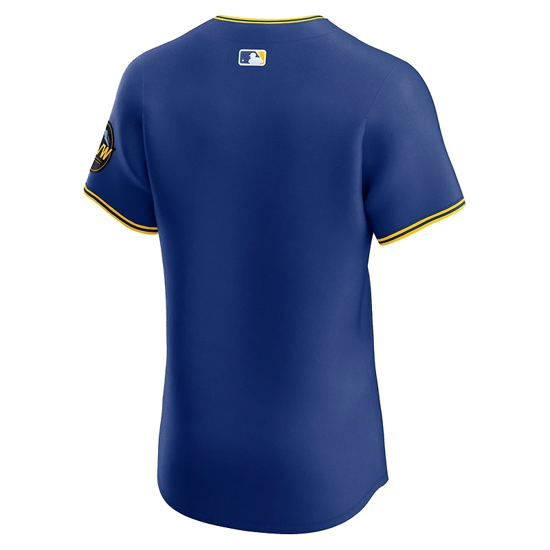 Men's Nike Royal Seattle Mariners City Connect  Elite Jersey